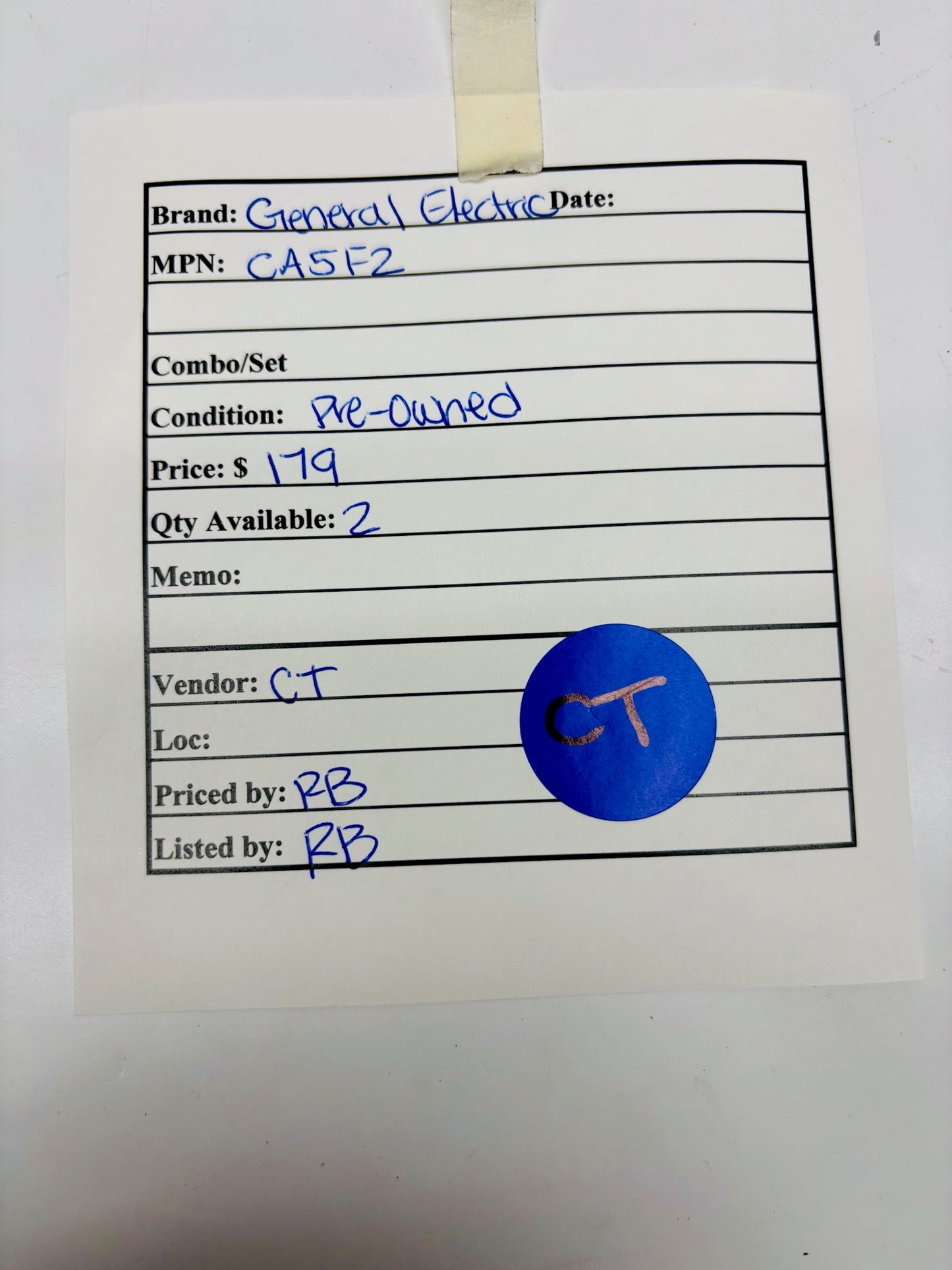 GE CA5F2 Choice Actuator Operator for Safety Switches and Disconnects