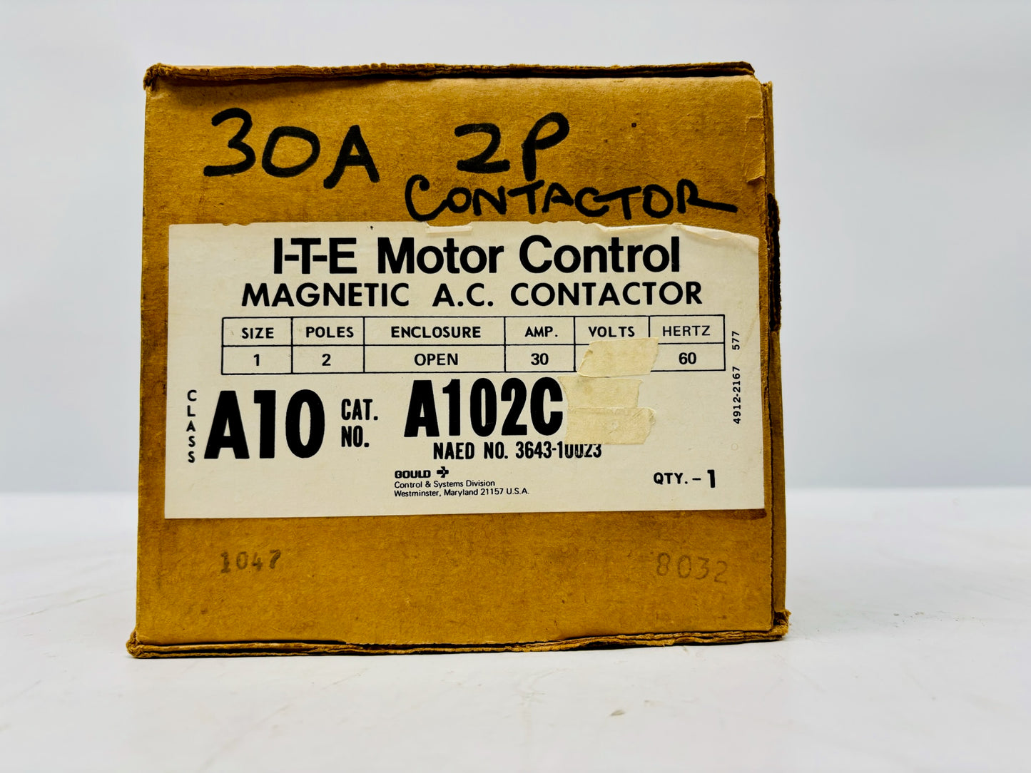 Gould A102C General Purpose Control Relay