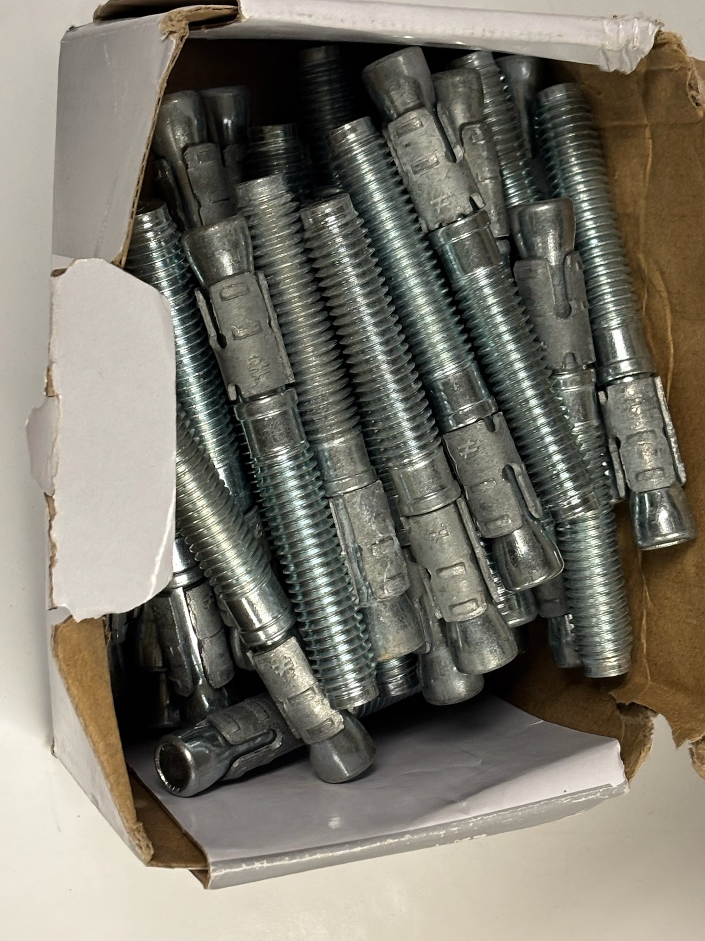 43 PK Simpson STB2-50334 1/2" x 3-3/4" Wedge Anchor, Zinc-Plated Steel