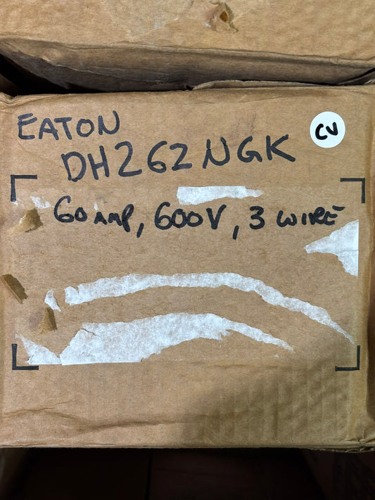 Eaton DH262NGK Heavy Duty Single-Throw Fused Safety Switch, 60 A