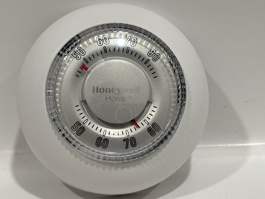 5 PK Honeywell CT87K Round Thermostat – Manual Control for Single-Stage Heat