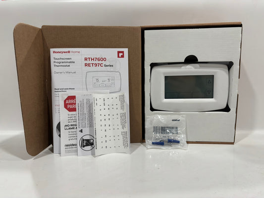 2 PK Honeywell RTH7600D Touchscreen 7-Day Programmable Thermostat – Smart Control