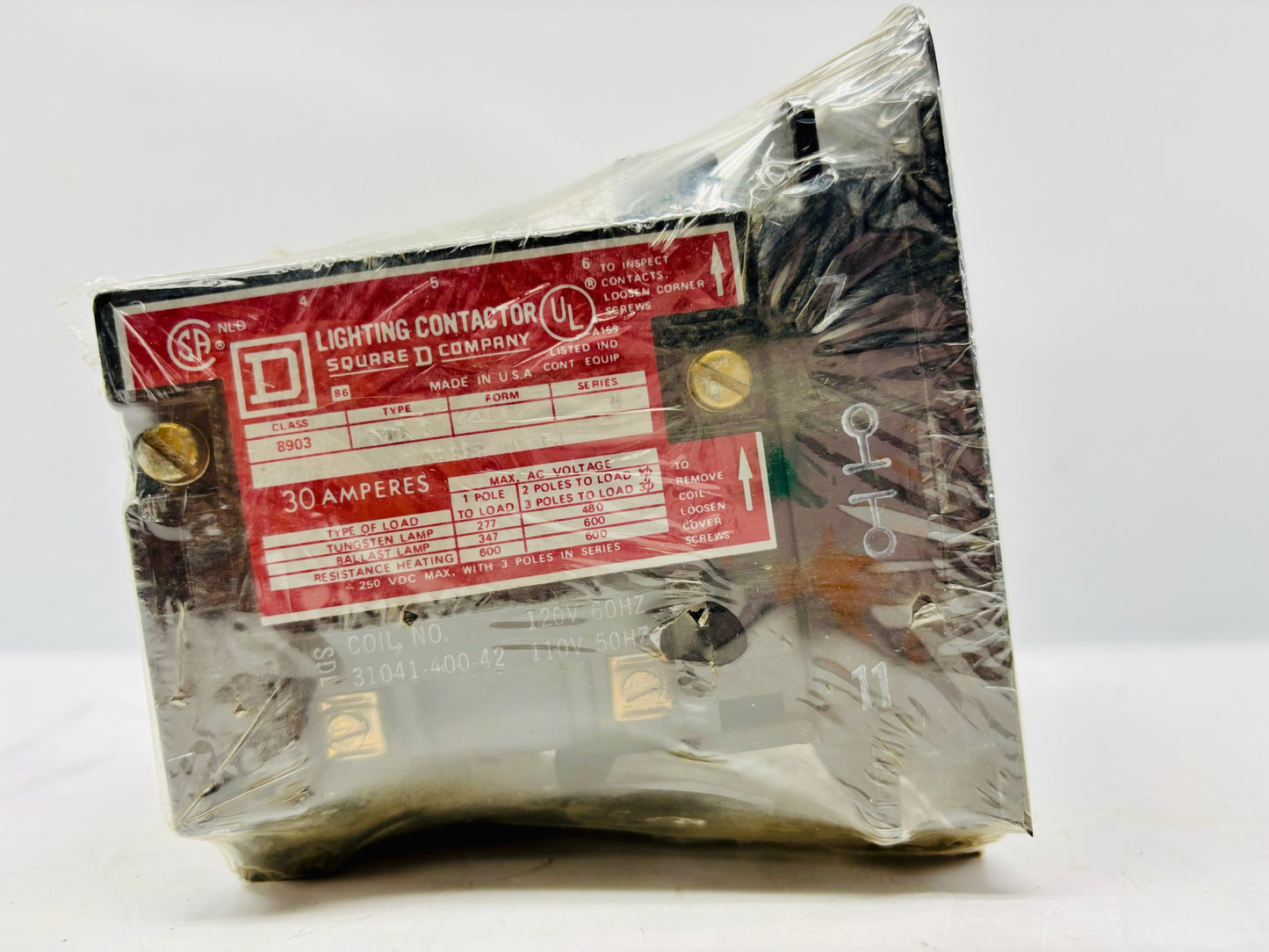 Square D 8903SM03 Lighting Contactor