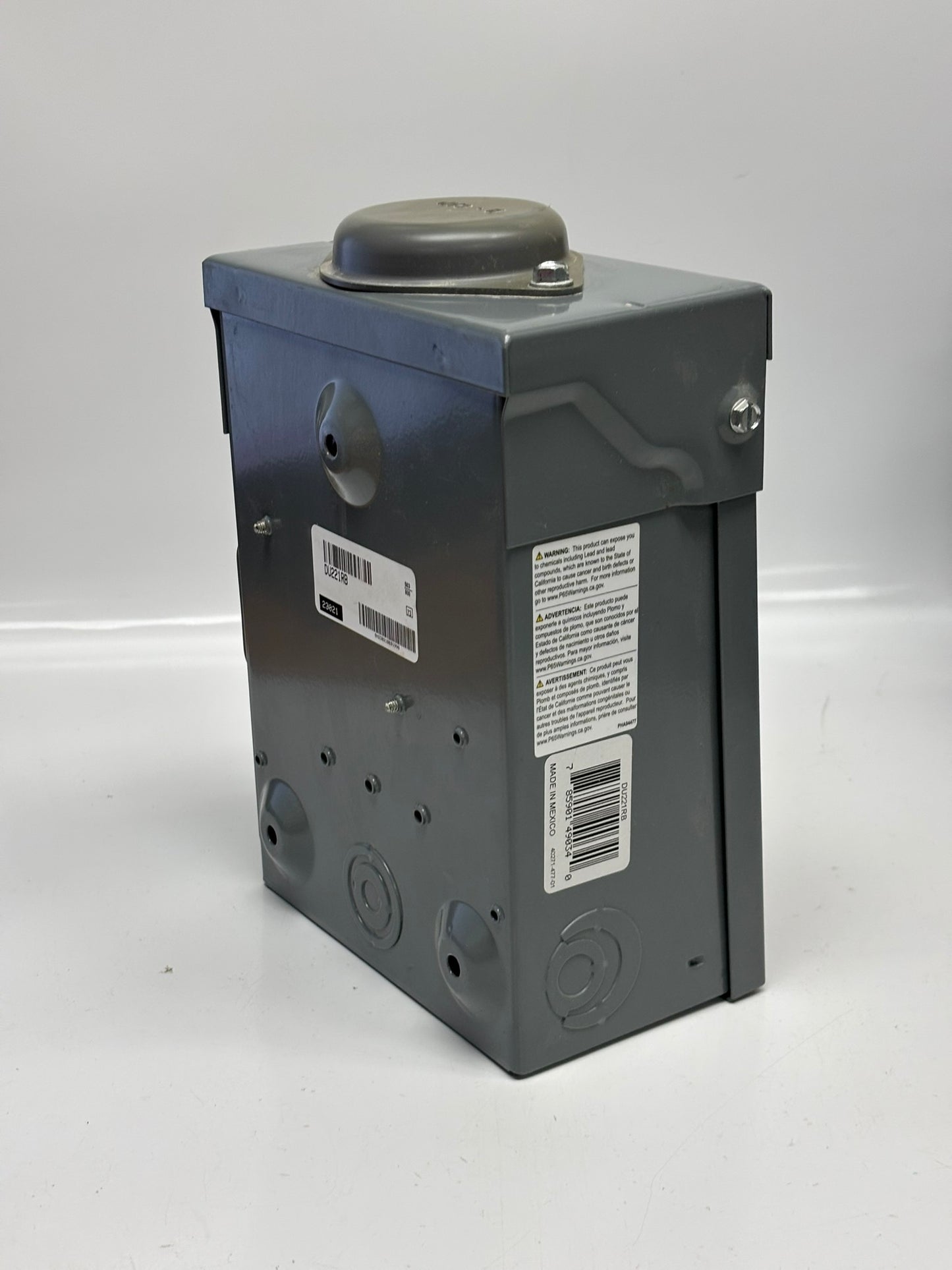 Square D DU221RB General Safety Switch, Non Fusible, 2P2W, 30 A, 240 Vac, No Box