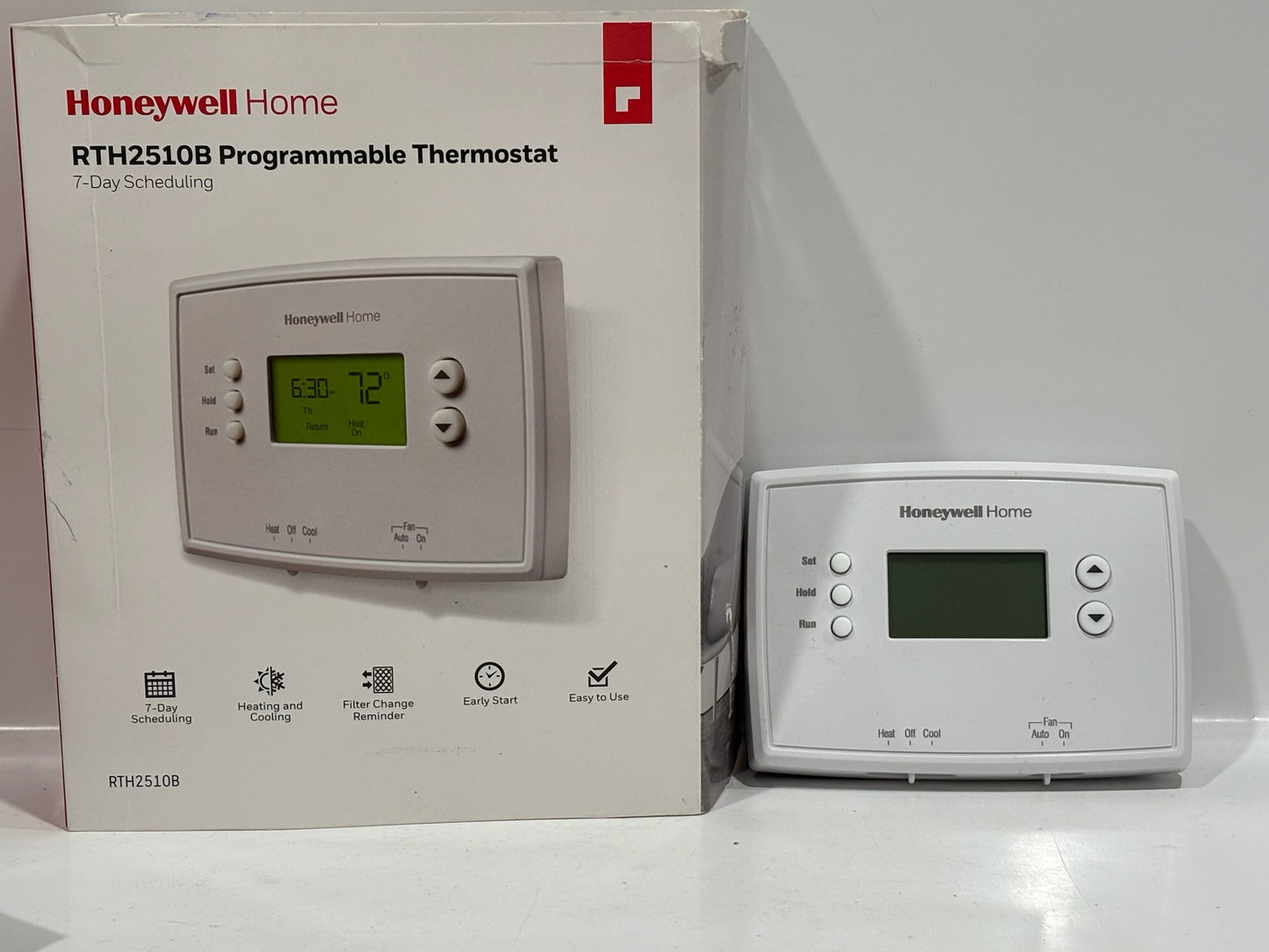 3 PK Honeywell RTH2510B 7-Day Programmable Thermostat – Precise, Daily Control