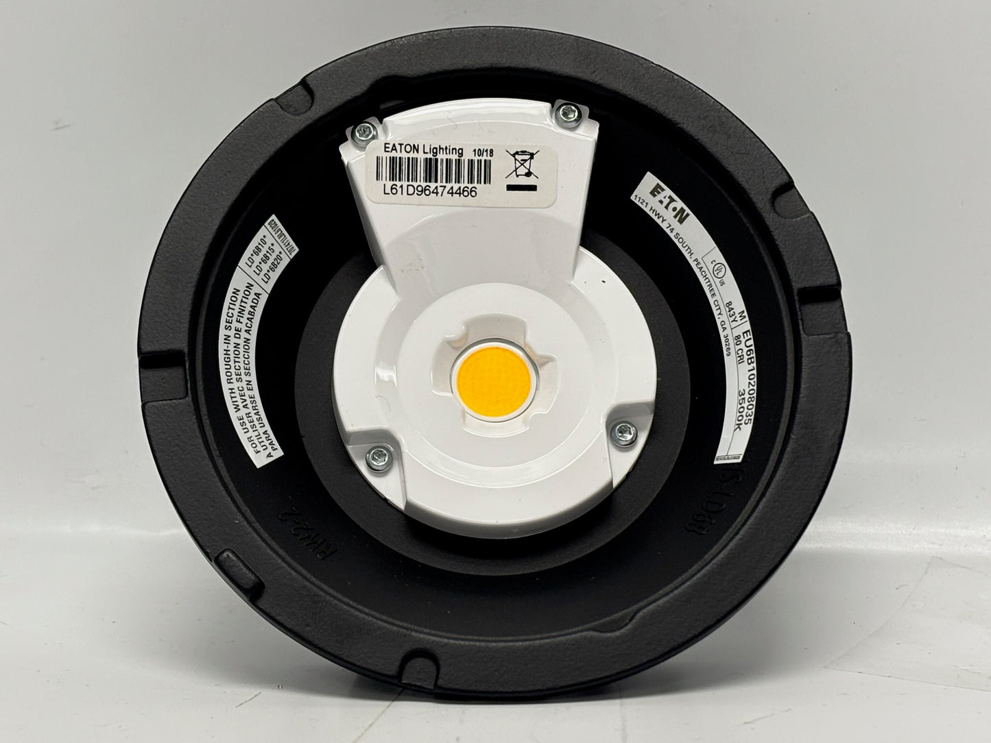 Eaton EU6B10208035 6" LED Module, 2000 Lumens, 3500K, 120-277V