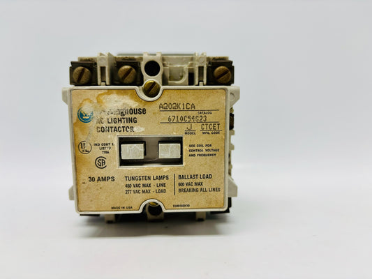 Westinghouse Electric Corporation A202K1CA Lighting Contactor