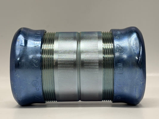 3 PK RACO 2950RT 2½″ Raintight Compression Coupling for EMT, Steel Zinc-Plated