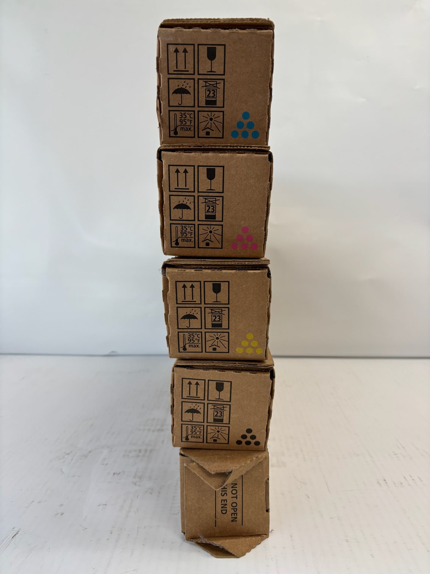 5 OEM Ricoh IM C4500,C6000 Cyan,Mag,Yel & Blk Toner 842279,842280,81,82 CMYKK