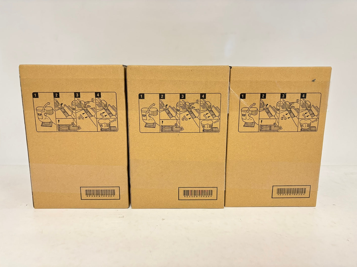 3 New Genuine Kip 770 Black Toner Cartridge Z330970020 Same Day Ship