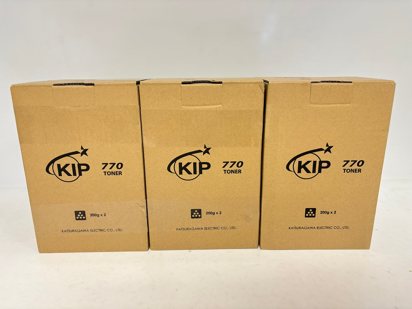 3 New Genuine Kip 770 Black Toner Cartridge Z330970020 Same Day Ship