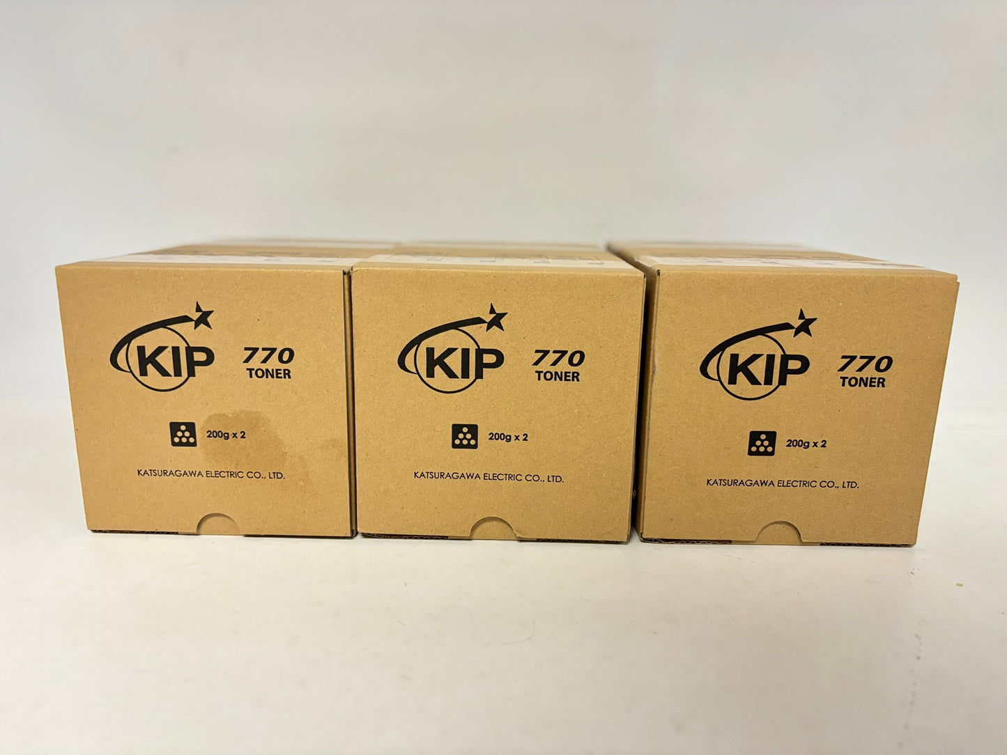 3 New Genuine Kip 770 Black Toner Cartridge Z330970020 Same Day Ship