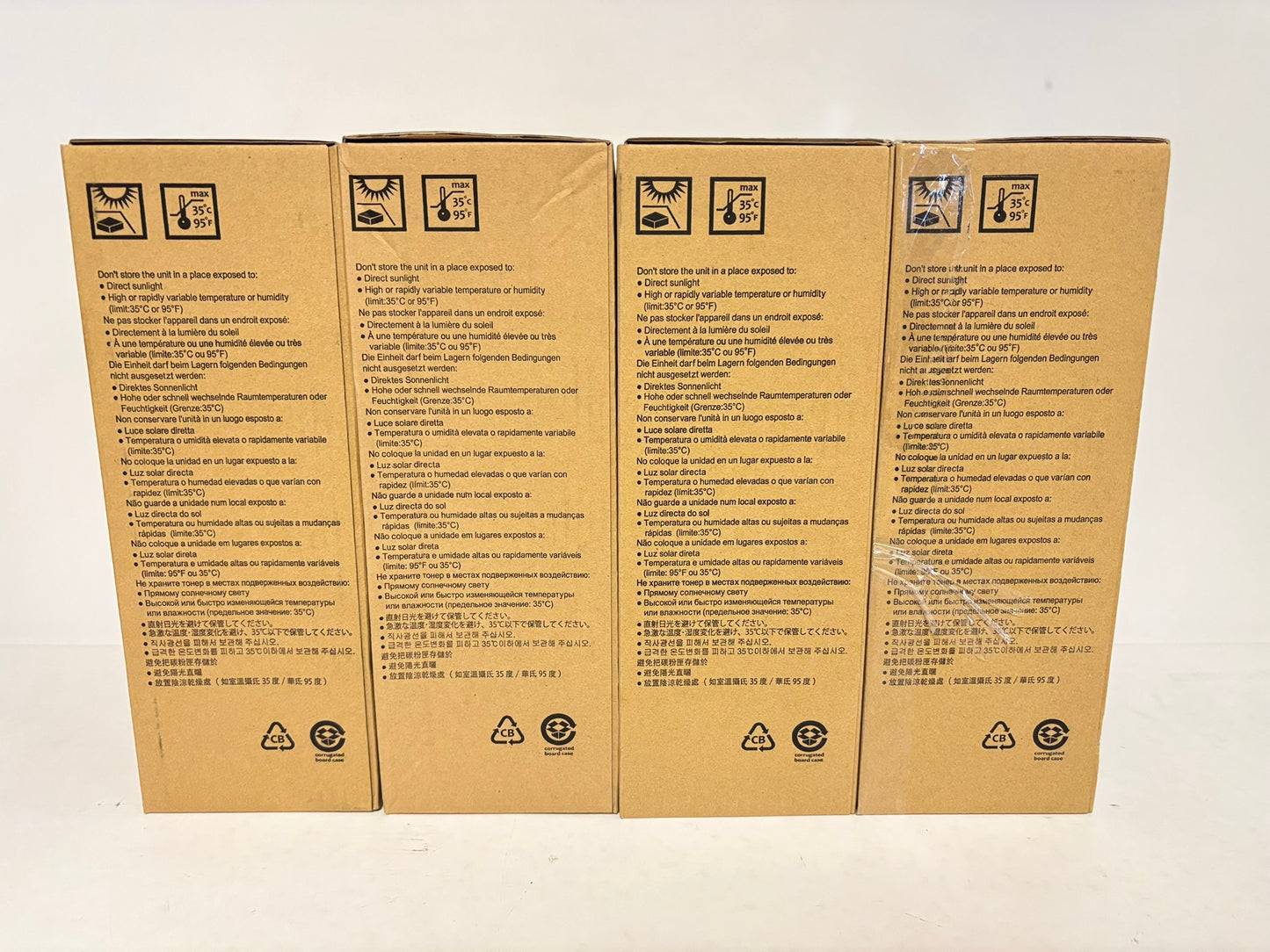 4 Genuine Kip 600 CMYK Toners Z480970020, Z480970030, Z480970040, Z480970010