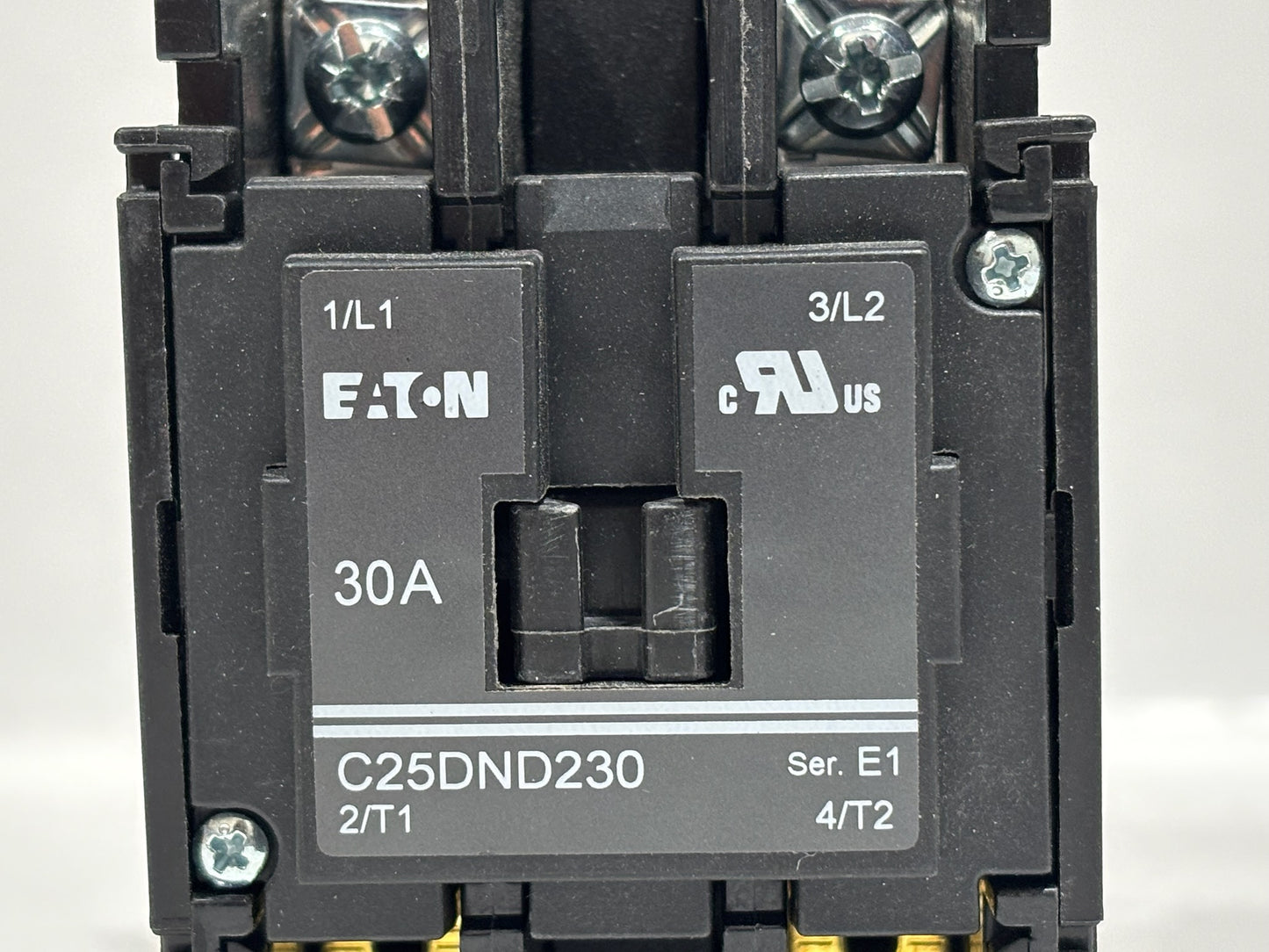 Eaton C25DND230A 2-Pole 30A Contactor – 120V Coil for HVAC Applications