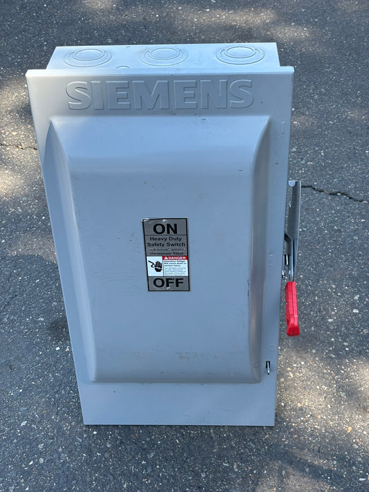 Siemens HNF364 Non-Fusible Heavy Duty Safety Switch, 200A, 600VAC, 600VDC, No Box