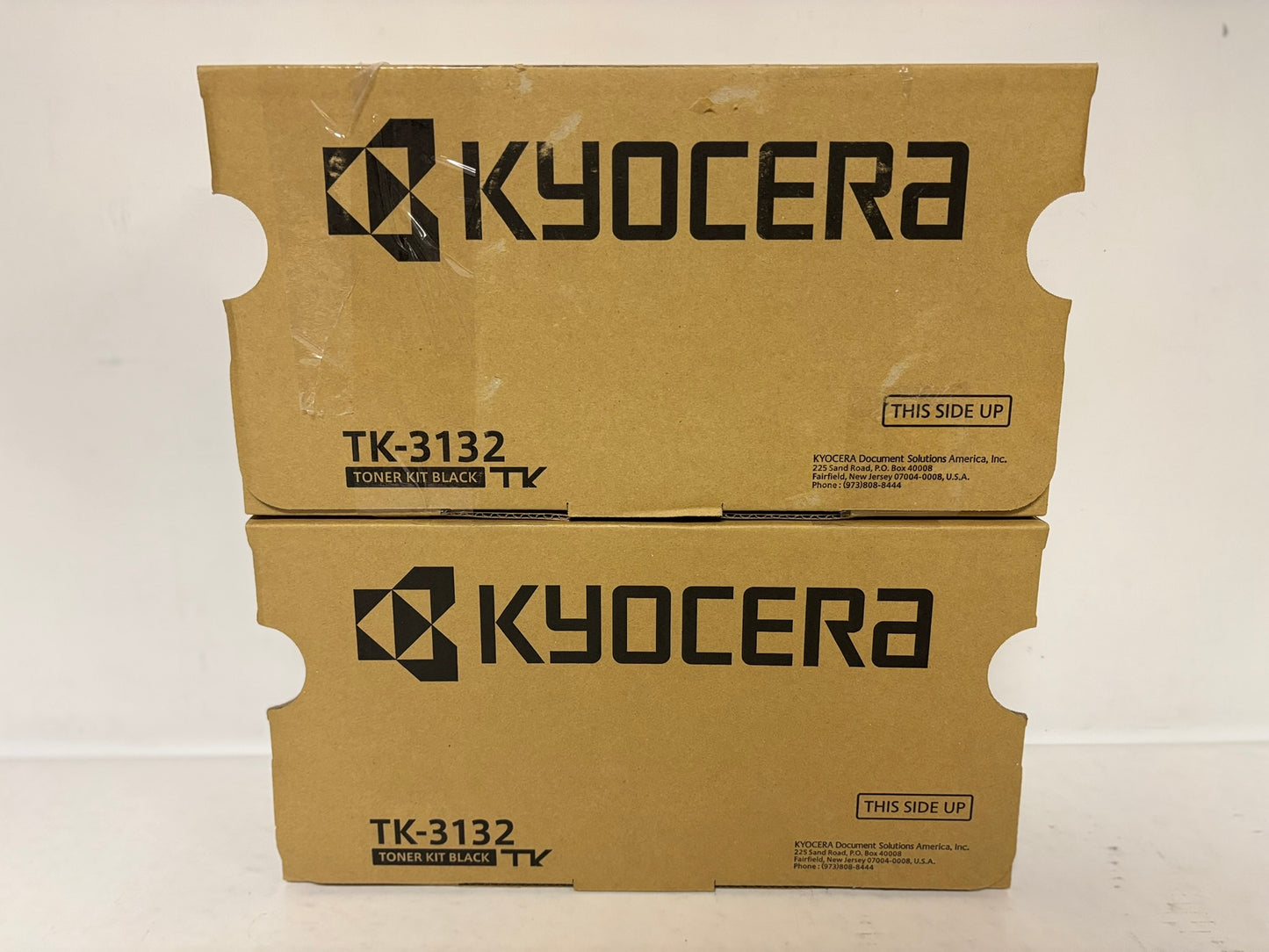 2 Genuine Kyocera ECOSYS M3560idn, FS-4300DN Black Toners TK-3132, 1T02LV0USV