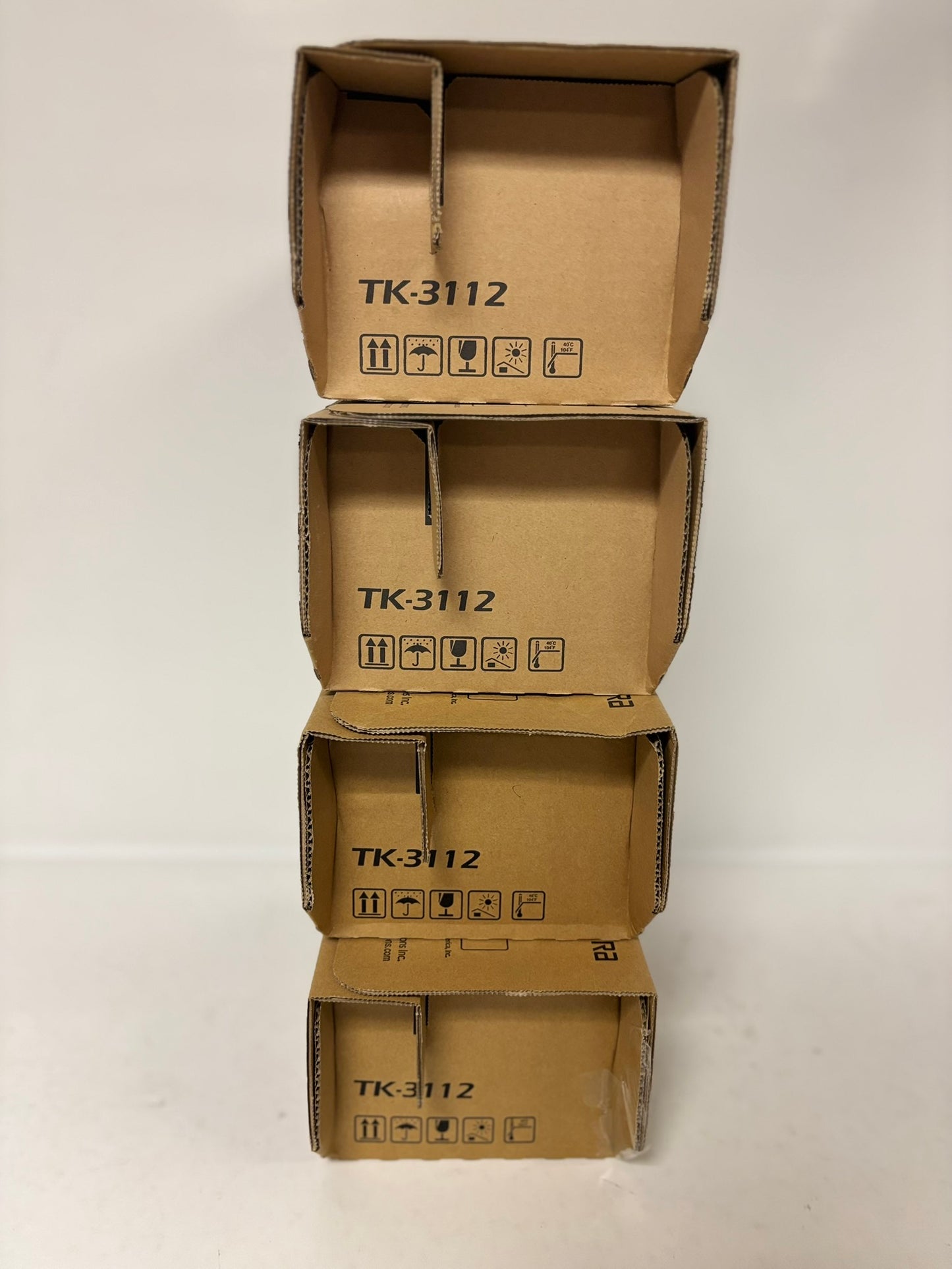 4 Genuine Kyocera Ecosys FS-4100DN Black Toner Cartridges TK-3112 , 1T02MT0US0