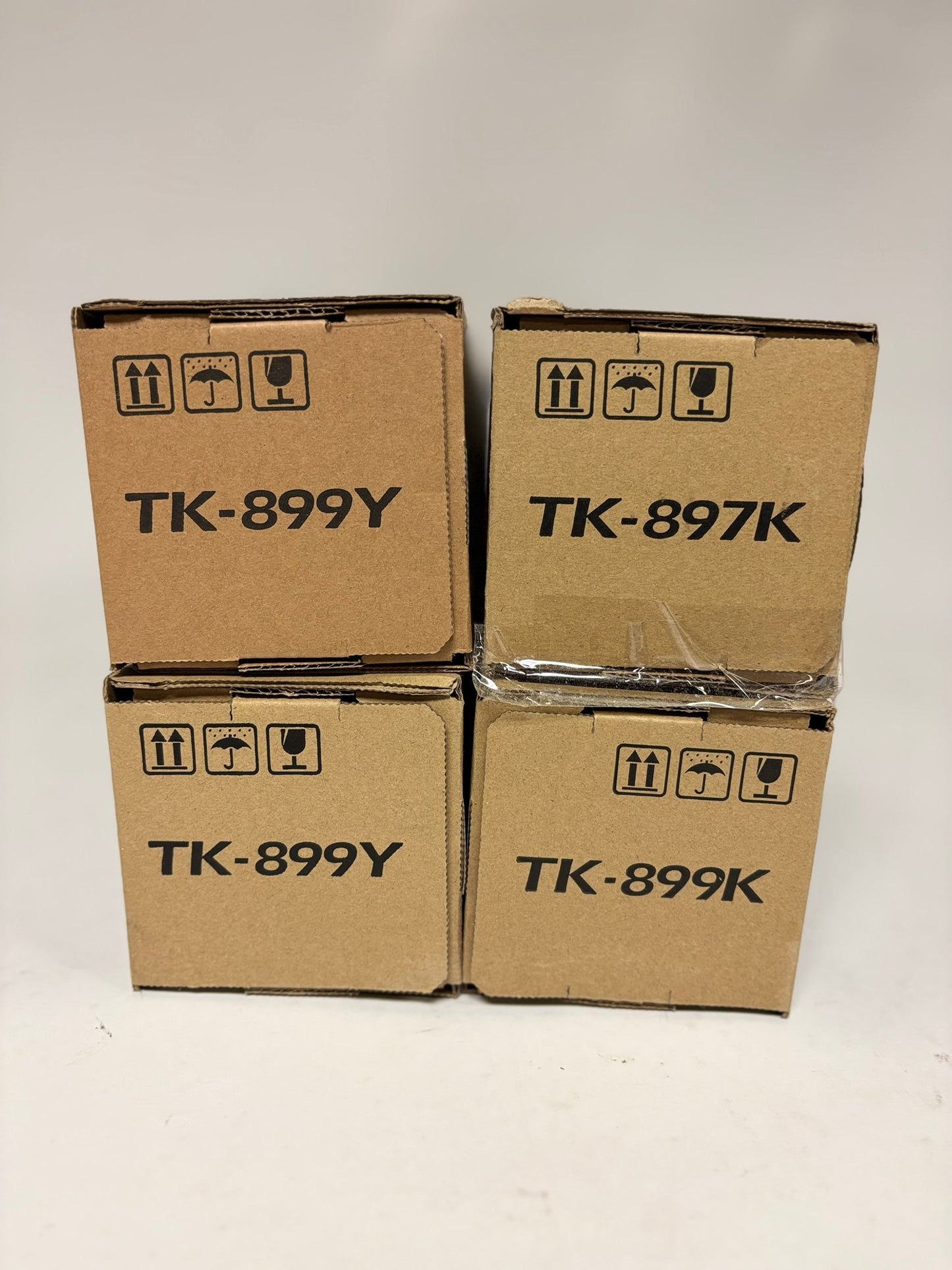 4 OEM Kyocera TASKalfa 205c,255c,C8520MFP,C8525MFP TK-897K,TK-899YYK Toners