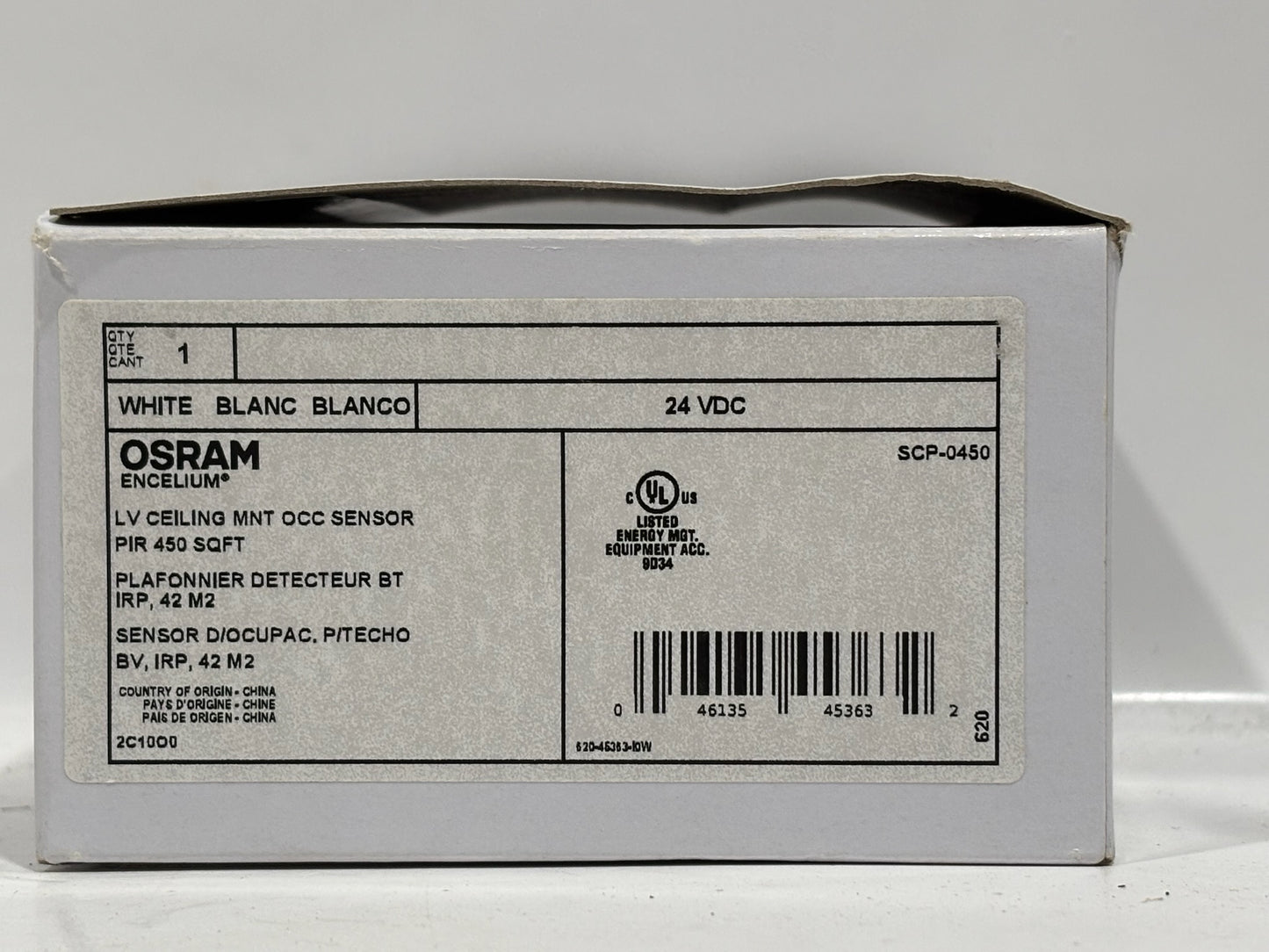 OSRAM SCP-0450 Ceiling PIR Occupancy Sensor Overview & Specs