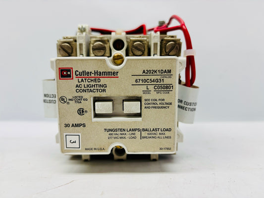 (Pre-Owned) Cutler-Hammer A202K1DAM Lighting Contactor