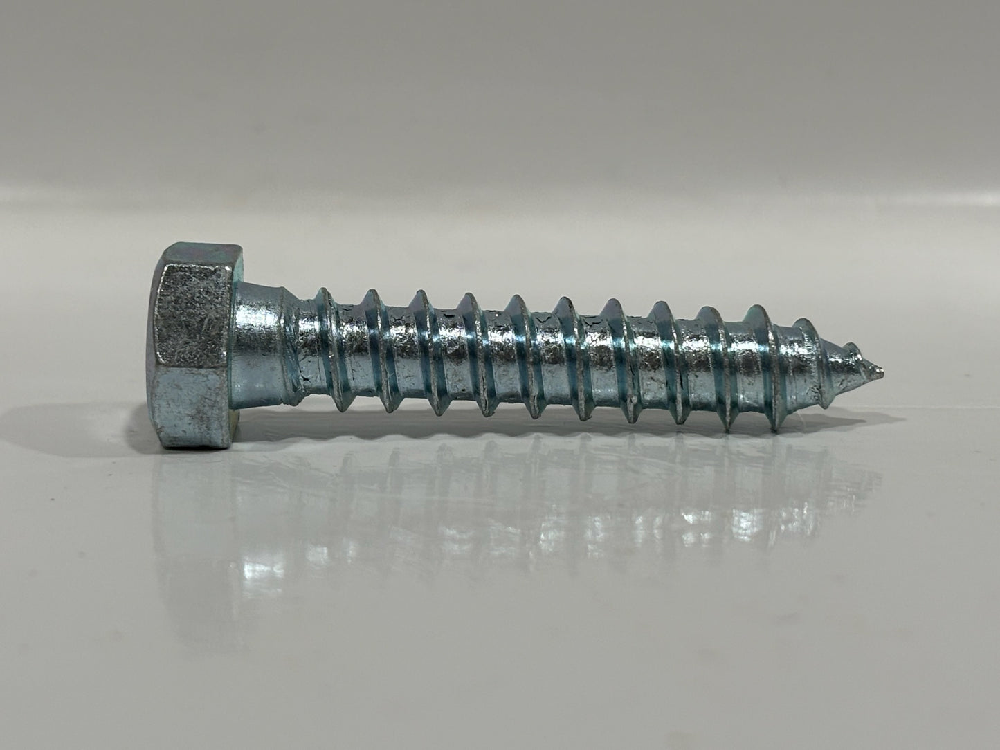78 PK Cully 57432J 3/8" x 2" Hex Lag Screw, Zinc-Plated Steel, 100-Pack