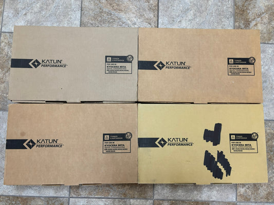 4 Compatible Kyocera KM-2530,3035,3530,4030,4035,5035  Black Toners 370AB011