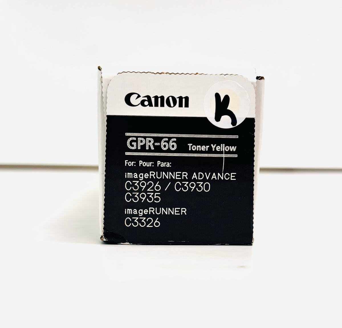 Genuine Canon IRAC3326, C3926, C3935 Yellow High Yield Toner GPR-66Y