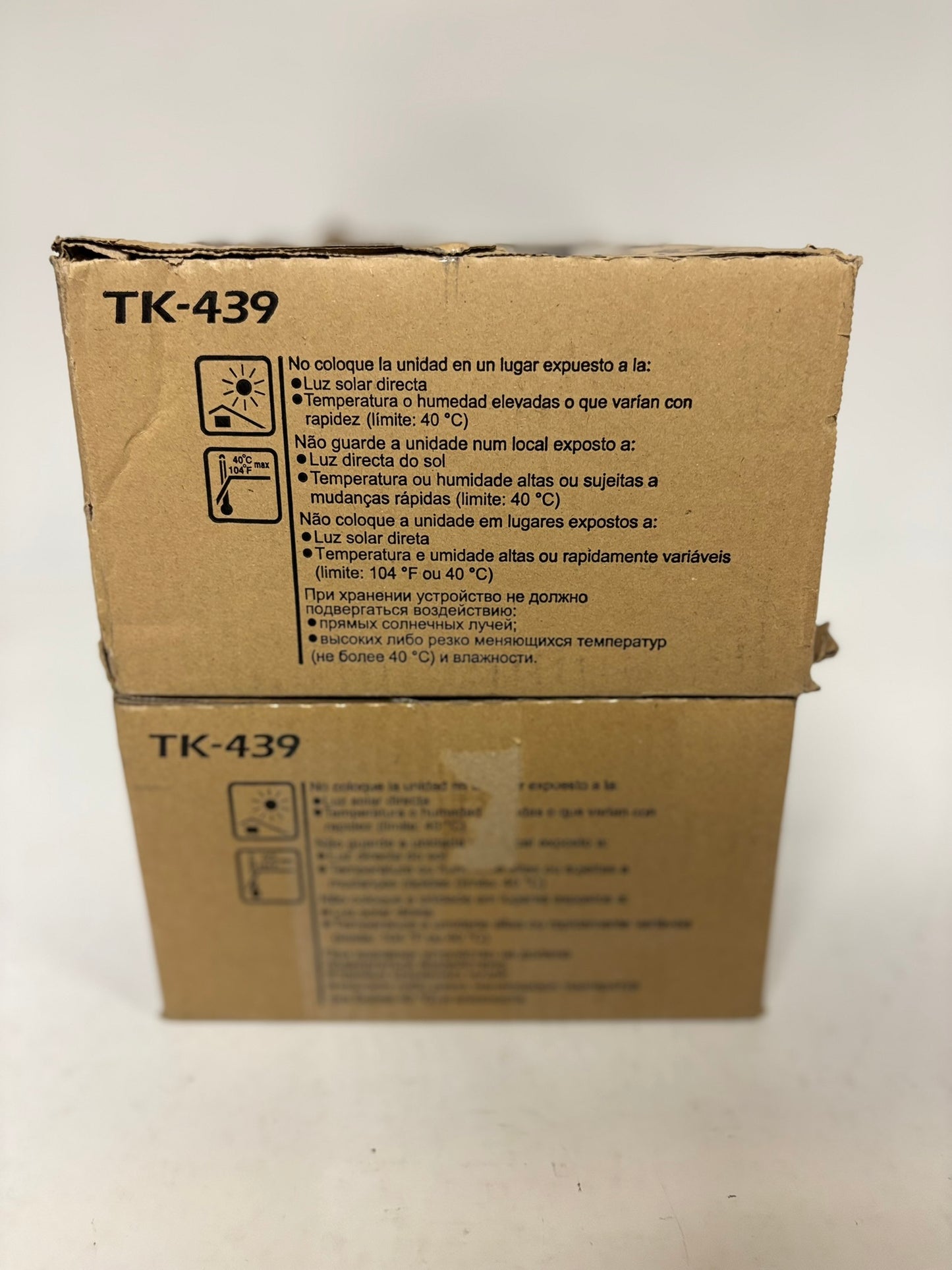 2 OEM Kyocera Copystar CS180,CS181,CS221 Black Toners TK-439, TK439,  1T02KH0CS0