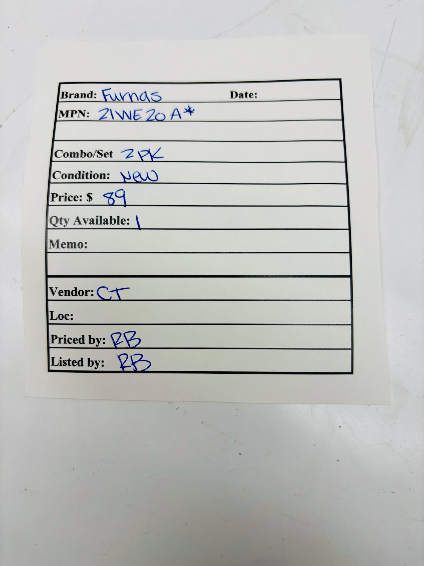 2 Pk Furnas 21WE20A Magnetic Lighting Contactor
