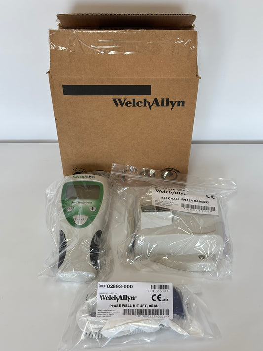 Welch Allyn SureTemp Plus Model 690 Thermometer with Wall Holder 01690-300