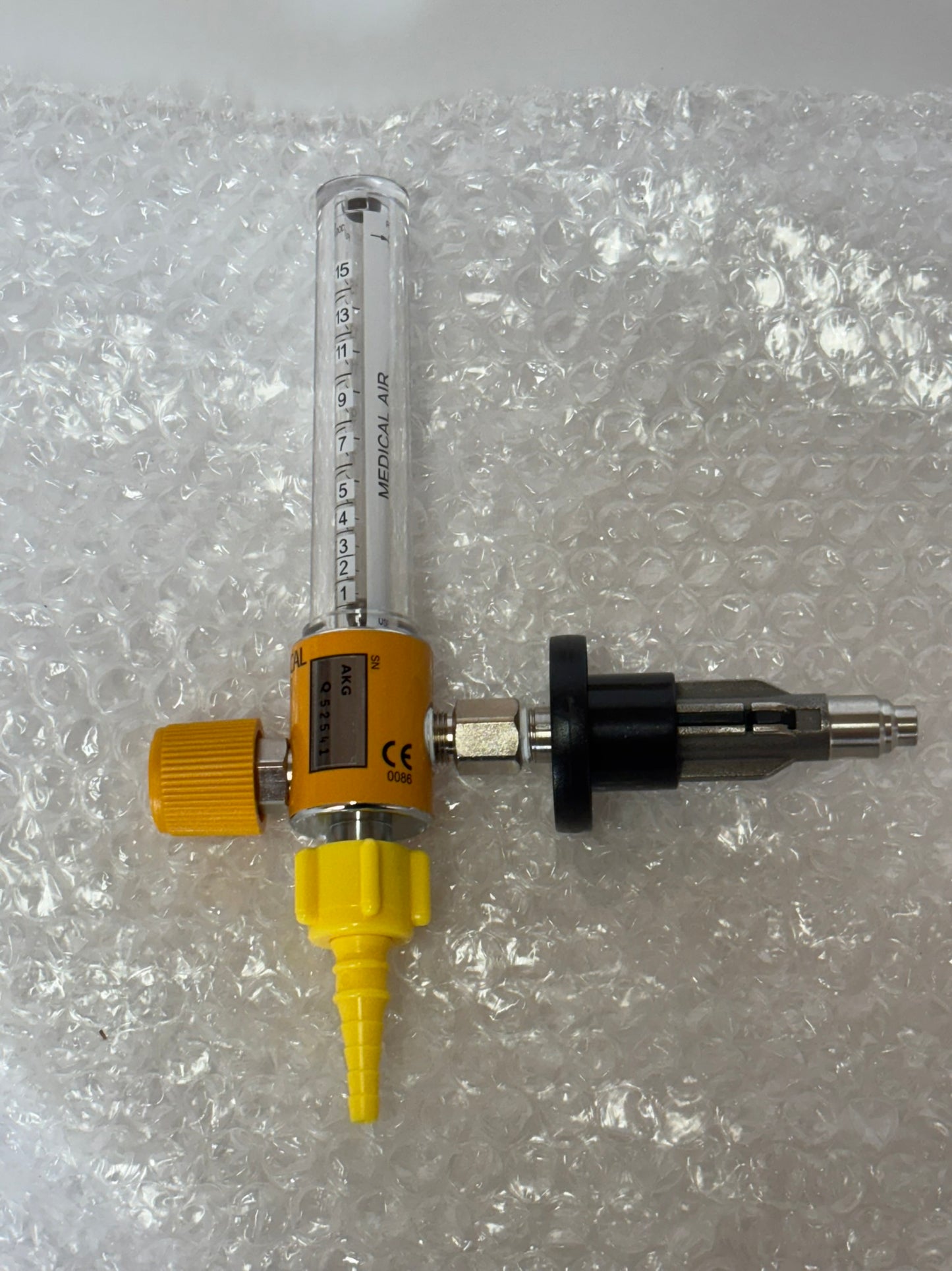 Ohio Medical 7700 Lightweight Aluminium Medical Grade Oxygen Flowmeter