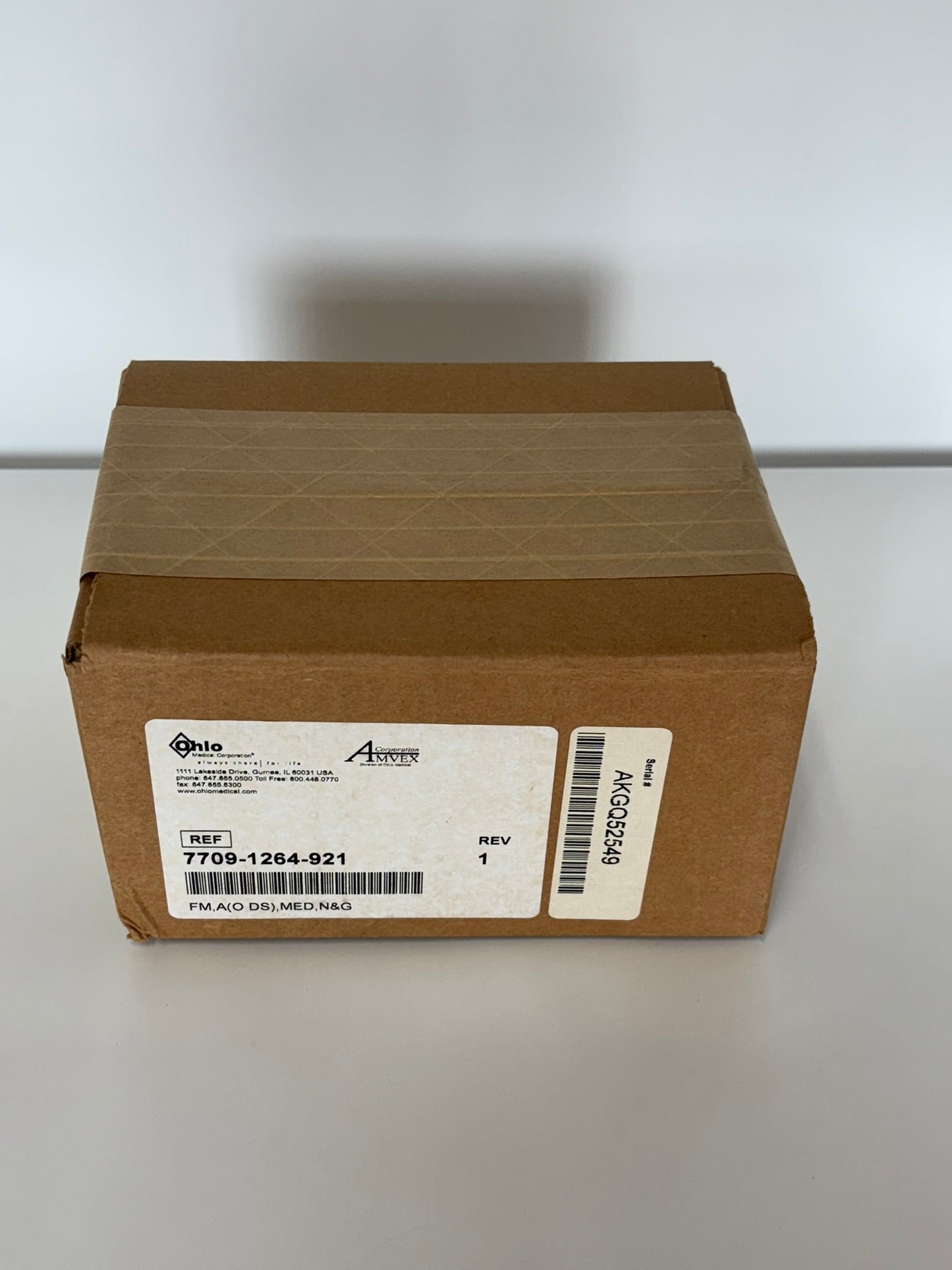 Ohio Medical 7700 Lightweight Aluminium Medical Grade Oxygen Flowmeter