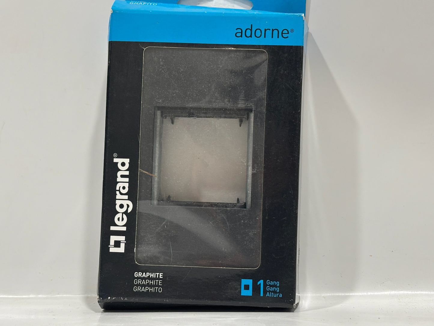 4 PK Legrand Adorne AWP1G2 Decorator Screwless Wall Plate with Microban Protection