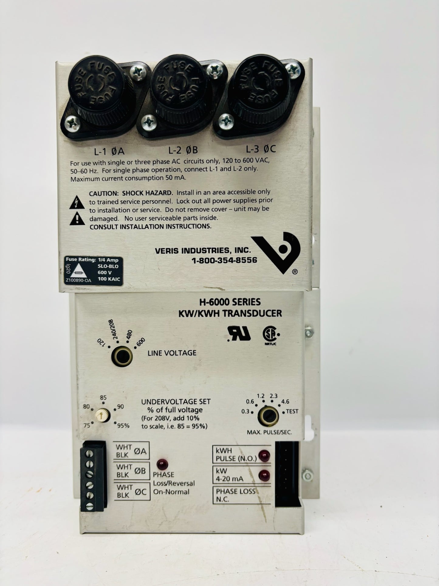 Veris Industries H-6000 Power Transducer