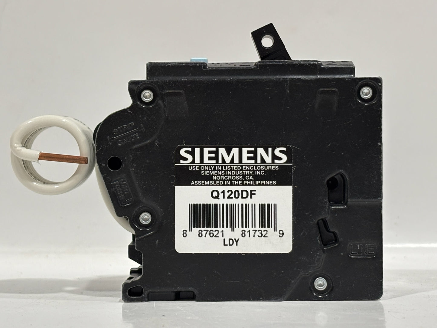 Siemens Q120DF 20A AFCI/GFCI Dual Function Circuit Breaker, 1-Pole, 120V