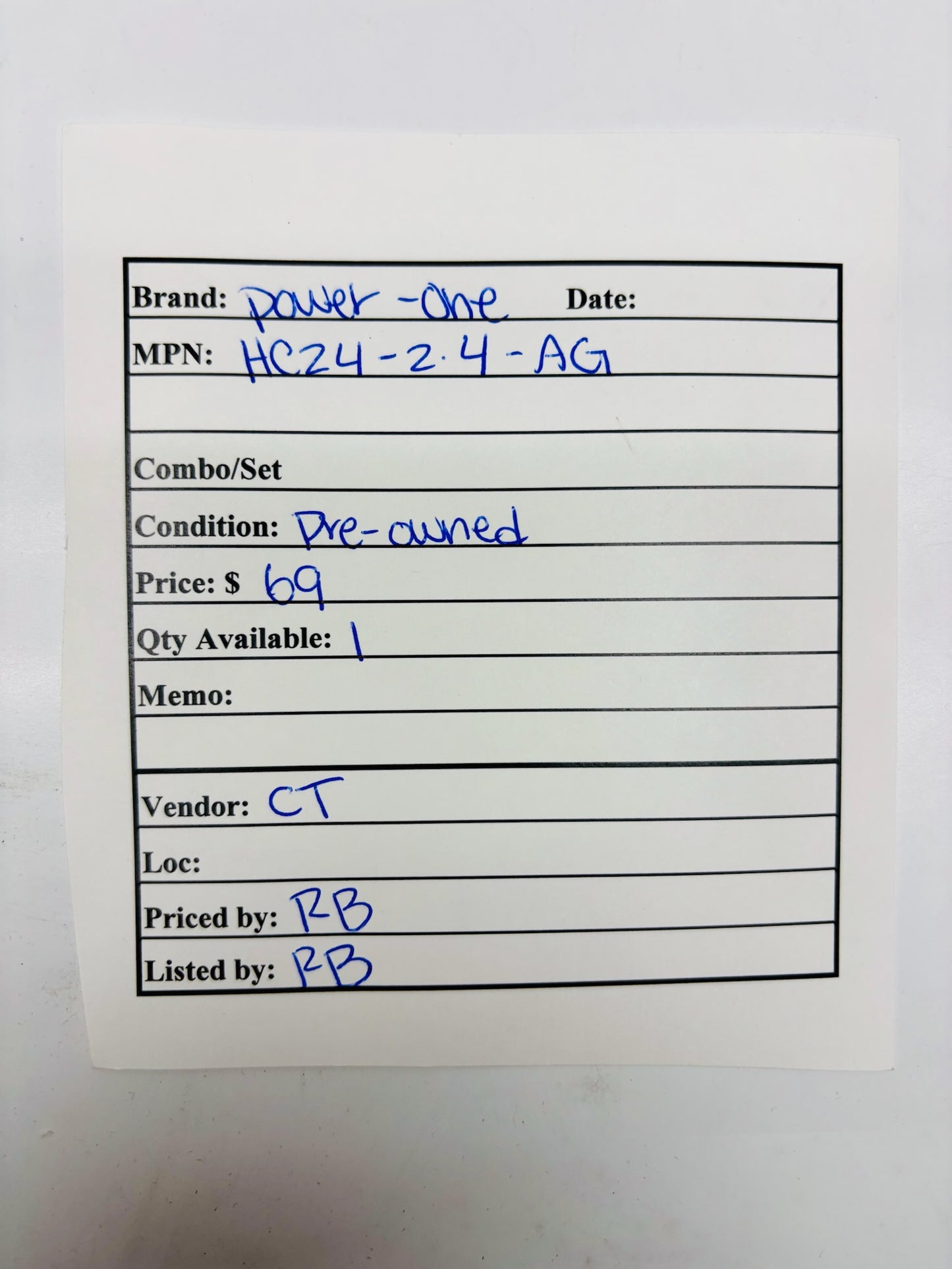 Power-One HC24-2.4-AG DC-DC Converter
