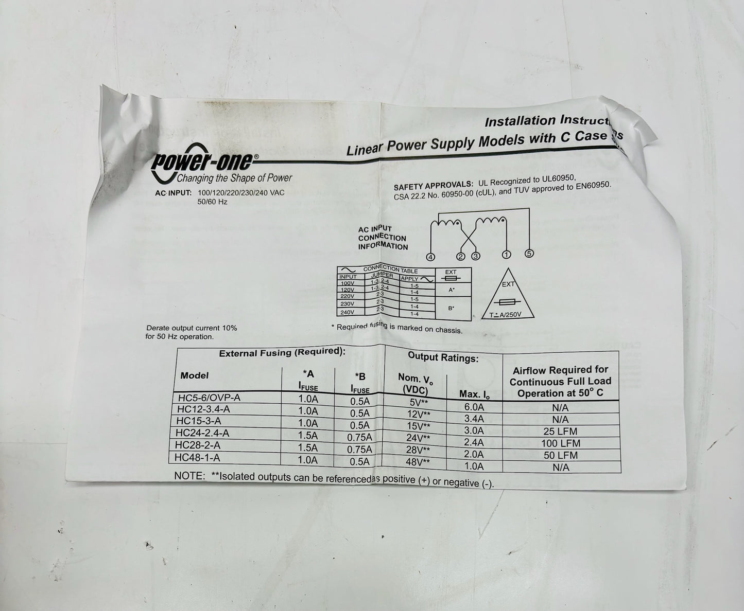 Power-One HC24-2.4-AG DC-DC Converter