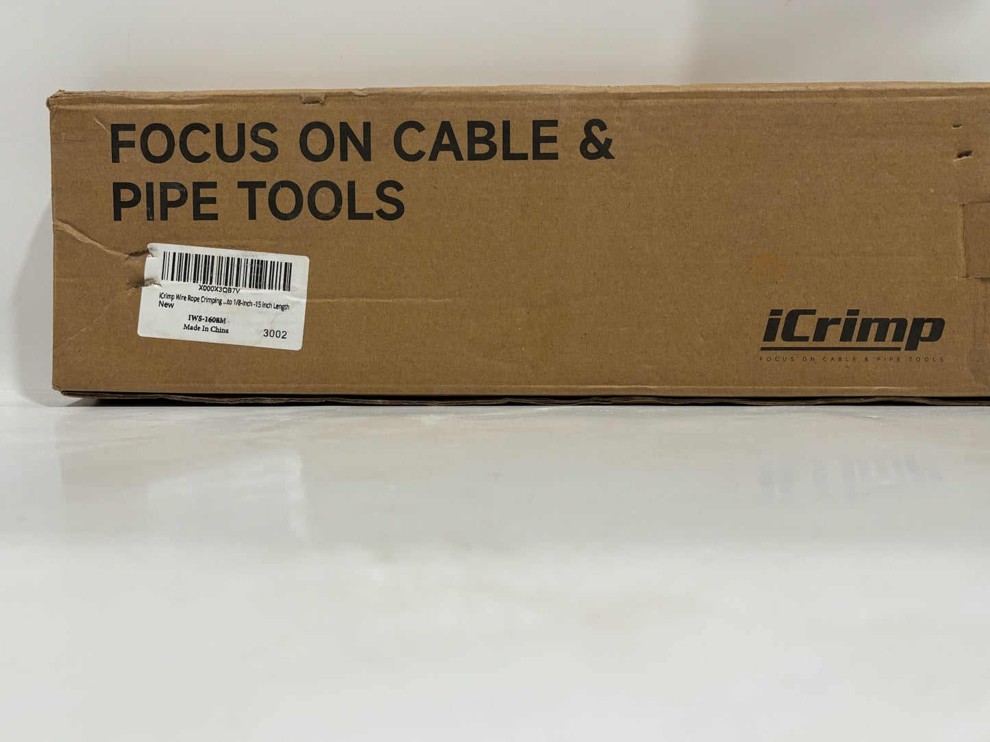 ICRIMP IWS-1608M Wire Rope Crimping Tool for 1/16" to 1/8" Sleeves