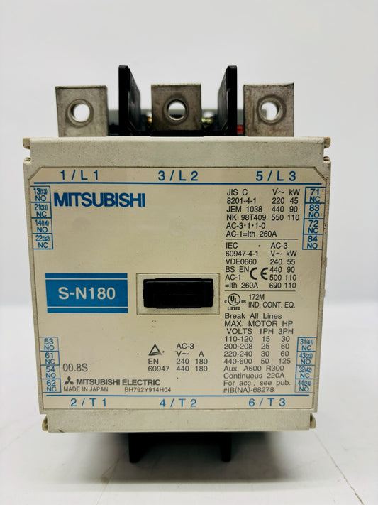 Mitsubishi S-N180 Magnetic Contactor