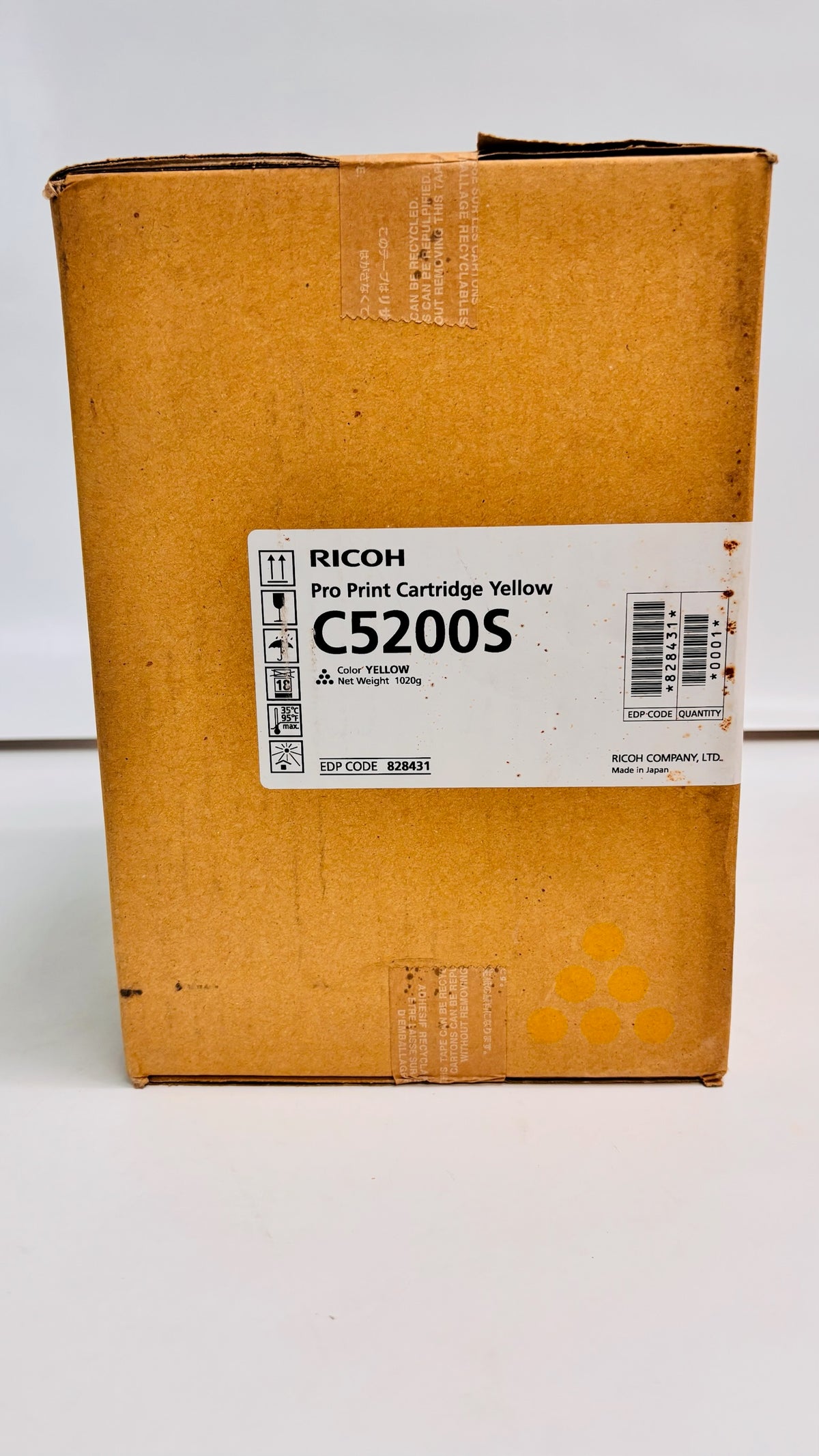 Cosmetic Genuine Ricoh C5200S,C5210s Yellow Toner 828431