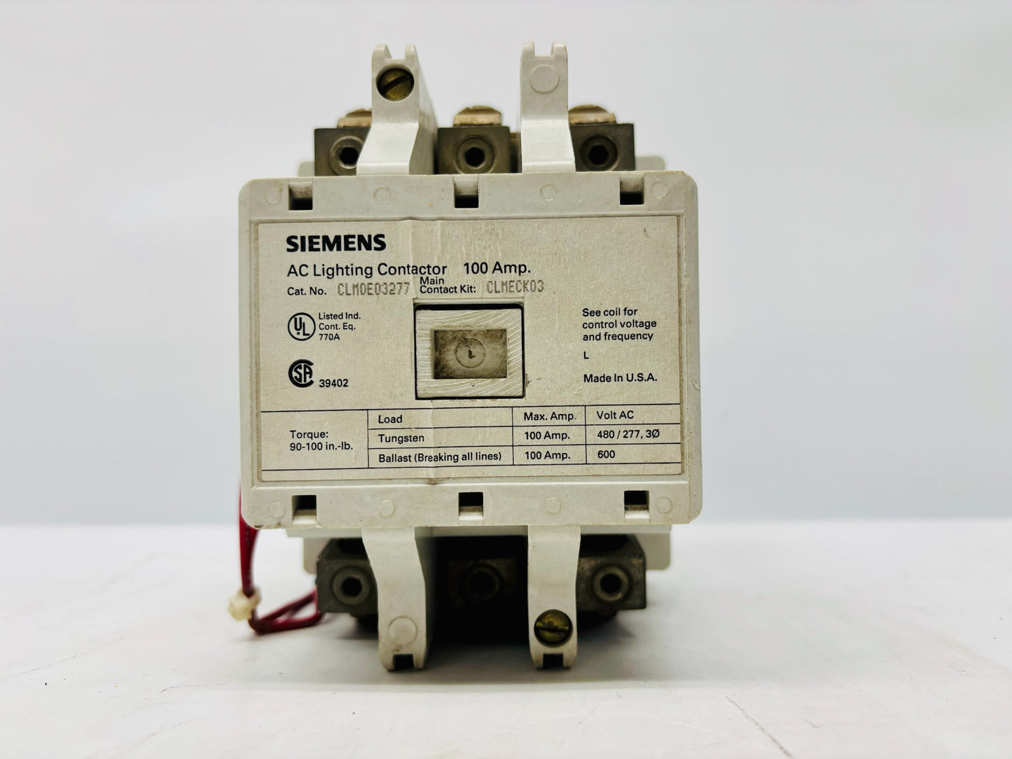 Siemens CLM0E03277 Motor Circuit Protector