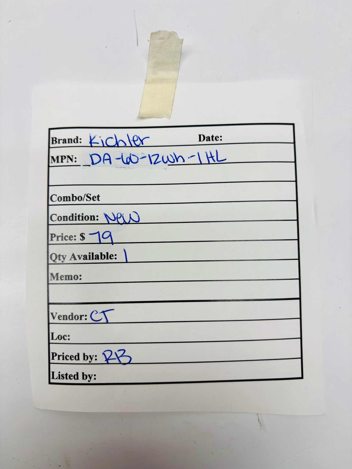 Kichler DA-60-12WH-1HL Outdoor Lighting Connector