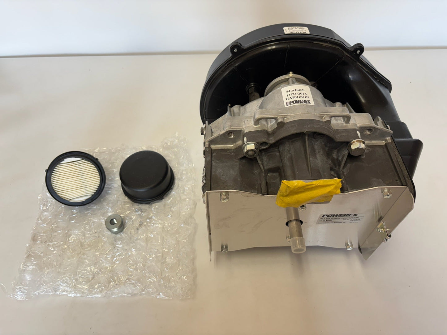 New PowerEx SLAE05E Oil-Less, Self-Lubricating Scroll Compressor Pump
