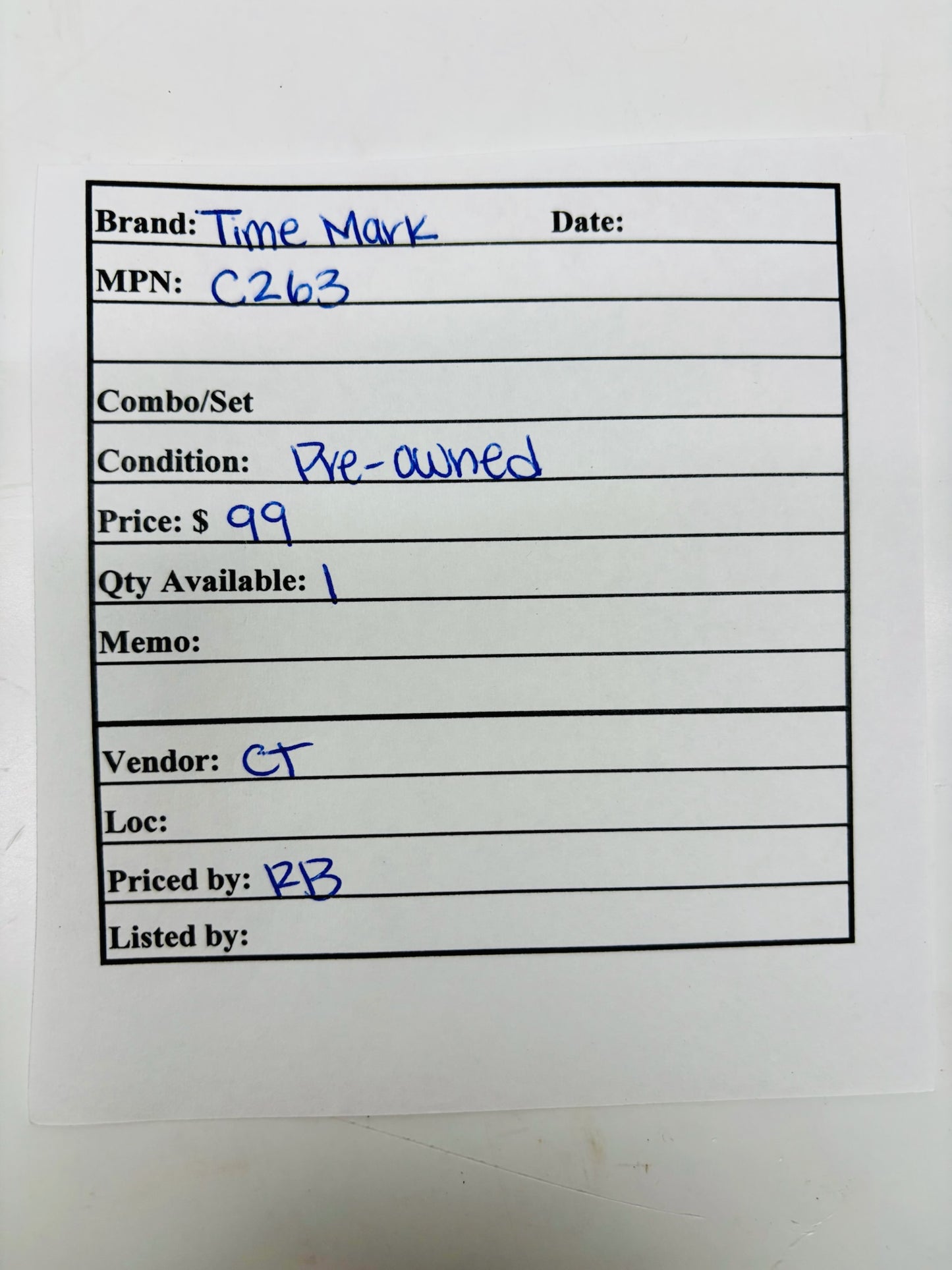 Time Mark C263 Time Delay Relay
