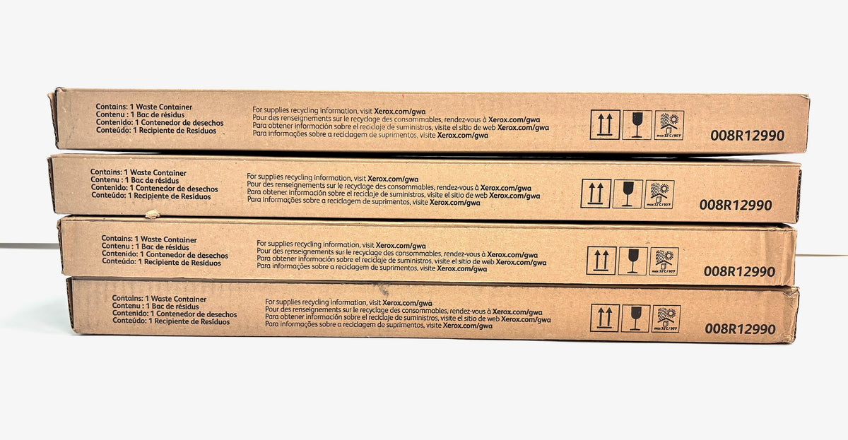 4 Genuine Xerox 700,550,7655,7675  Waste Toner Container 008R12990
