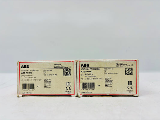 2 Pk ABB A16-40-00 Thermal Overload Relay