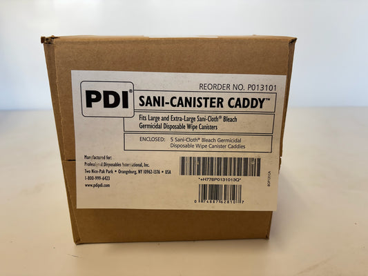New 5PK PDI P013101 Bleach Gemicidal Disposable Wipe Sani-Canisters