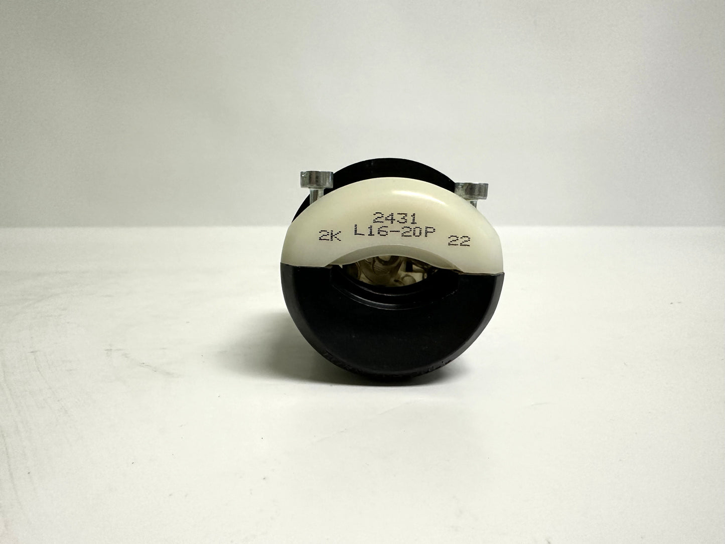 3 PK Leviton (2431)  Locking Plug, L16-20P, 3 Pole, 20A, 4 Wire, Black/White