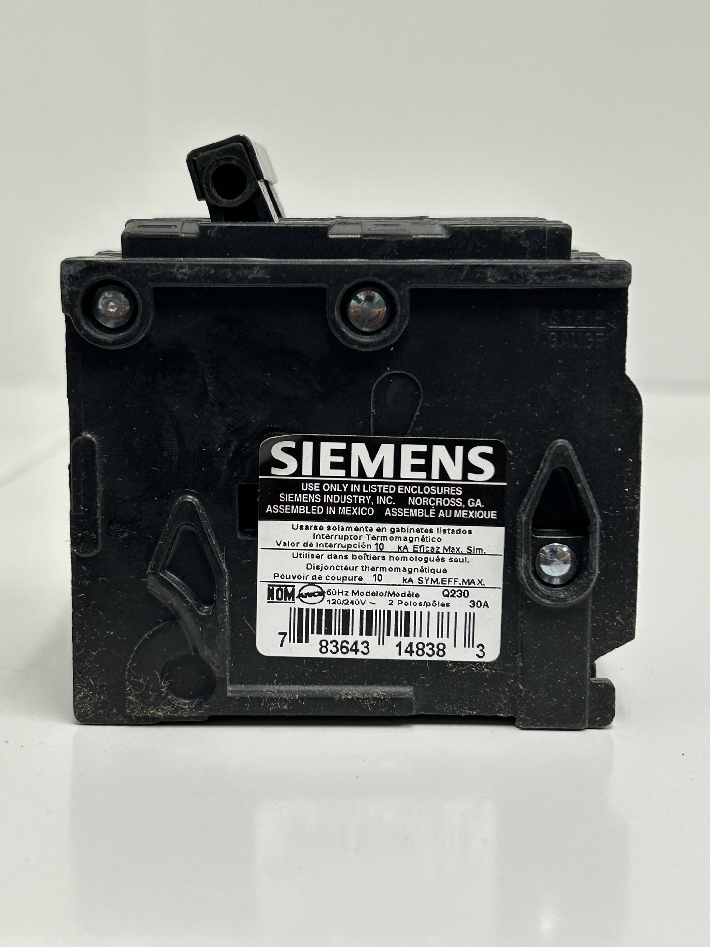 SIEMENS Q230 Circuit Breaker 30Amp 120/240V 60Hz 2 Pole Type QP (6 Pack)