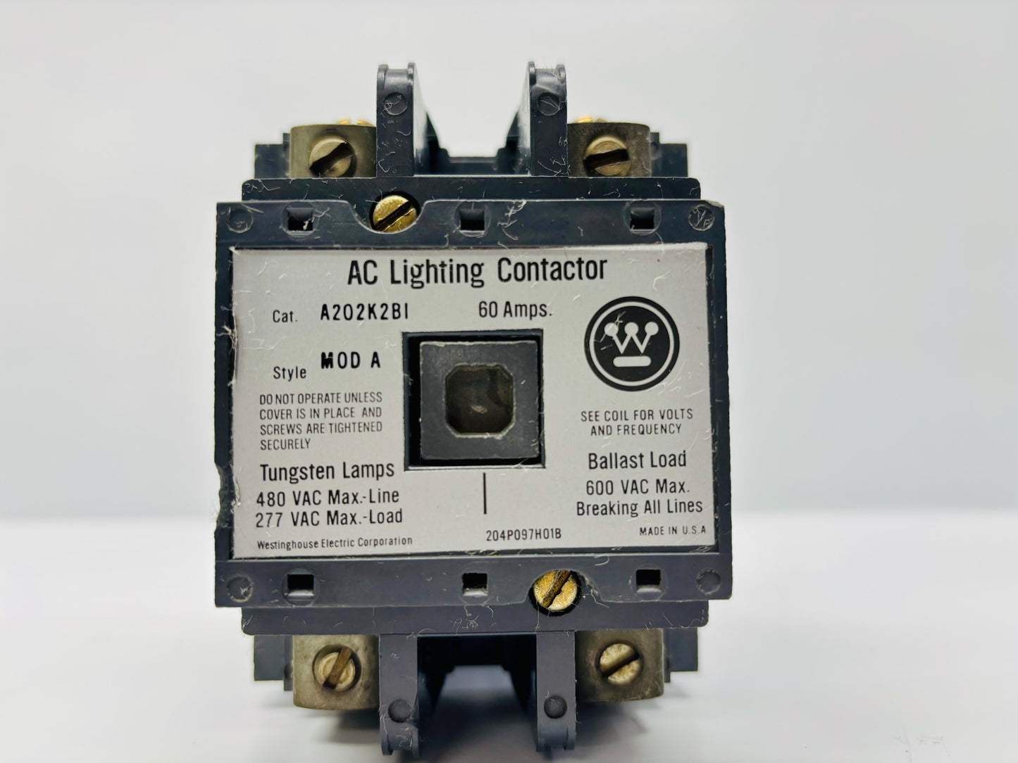 Westinghouse A202K2B1 Industrial Power Contactor